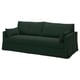 HYLTARP Divano a 3 posti, Tallmyra verde scuro