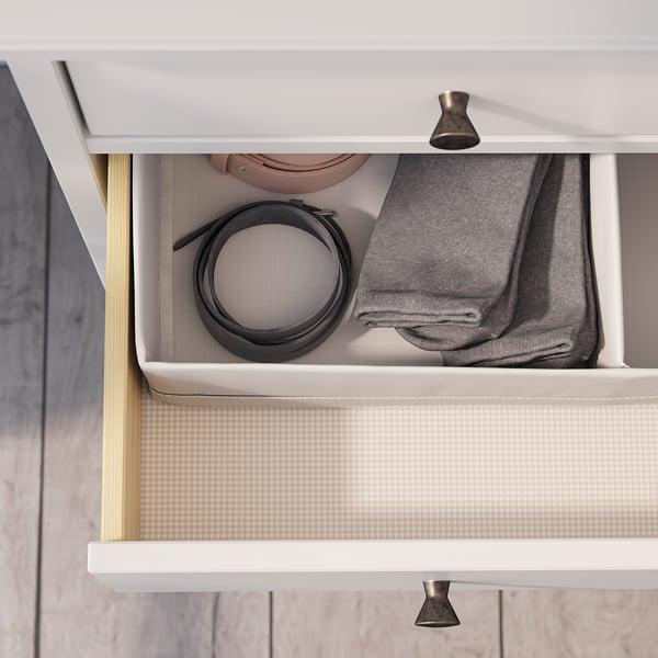 IDANÄS Cassettiera con 6 cassetti, bianco, 84x135 cm
