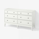 IDANÄS Cassettiera con 6 cassetti, bianco, 162x95 cm