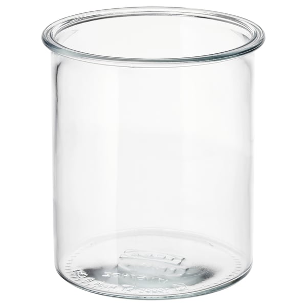 IKEA 365+ Contenitore, rotondo/vetro, 1.7 l