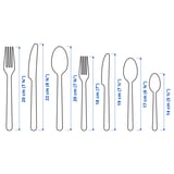 IKEA 365+ Servizio di posate, 56 pezzi, inox