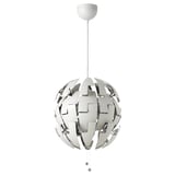 IKEA PS 2014 Lampada a sospensione, bianco/color argento, 35 cm