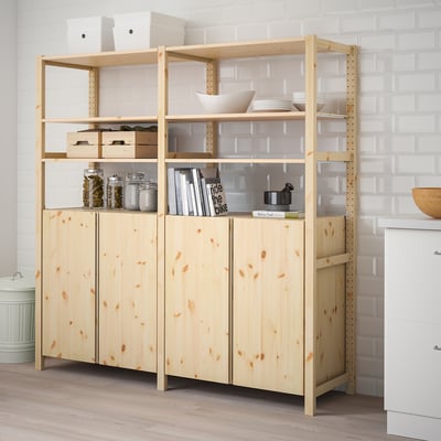 IVAR Mobile, pino, 80x50x83 cm
