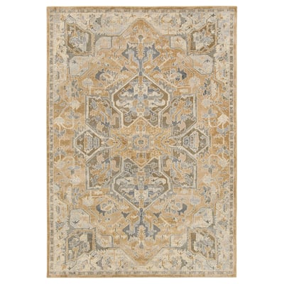 JÄRNVÄG Tappeto, pelo corto, motivo decorativo beige/beige scuro, 160x230 cm