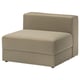 JÄTTEBO Fodera elemento 1,5 posti/contenit, Johanneshov marrone-beige