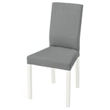 KÄTTIL Sedia, bianco/Knisa grigio chiaro