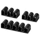 KALKSTUFF Set di 3 supporti per cavi, grigio scuro