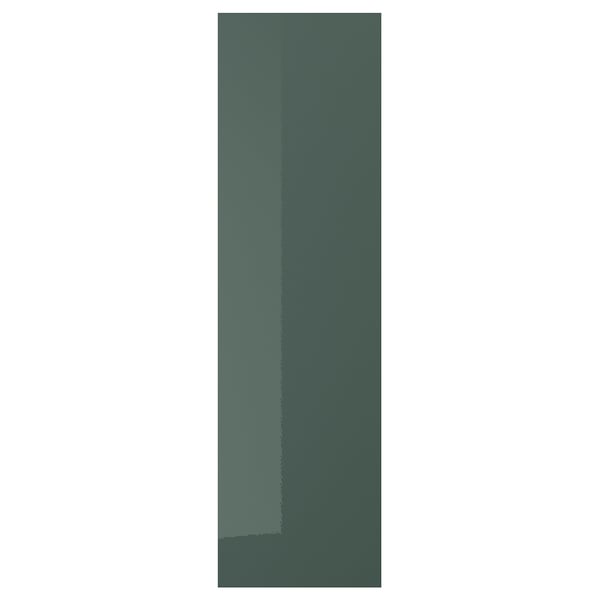 KALLARP Anta, lucido grigio scuro-verde, 40x140 cm