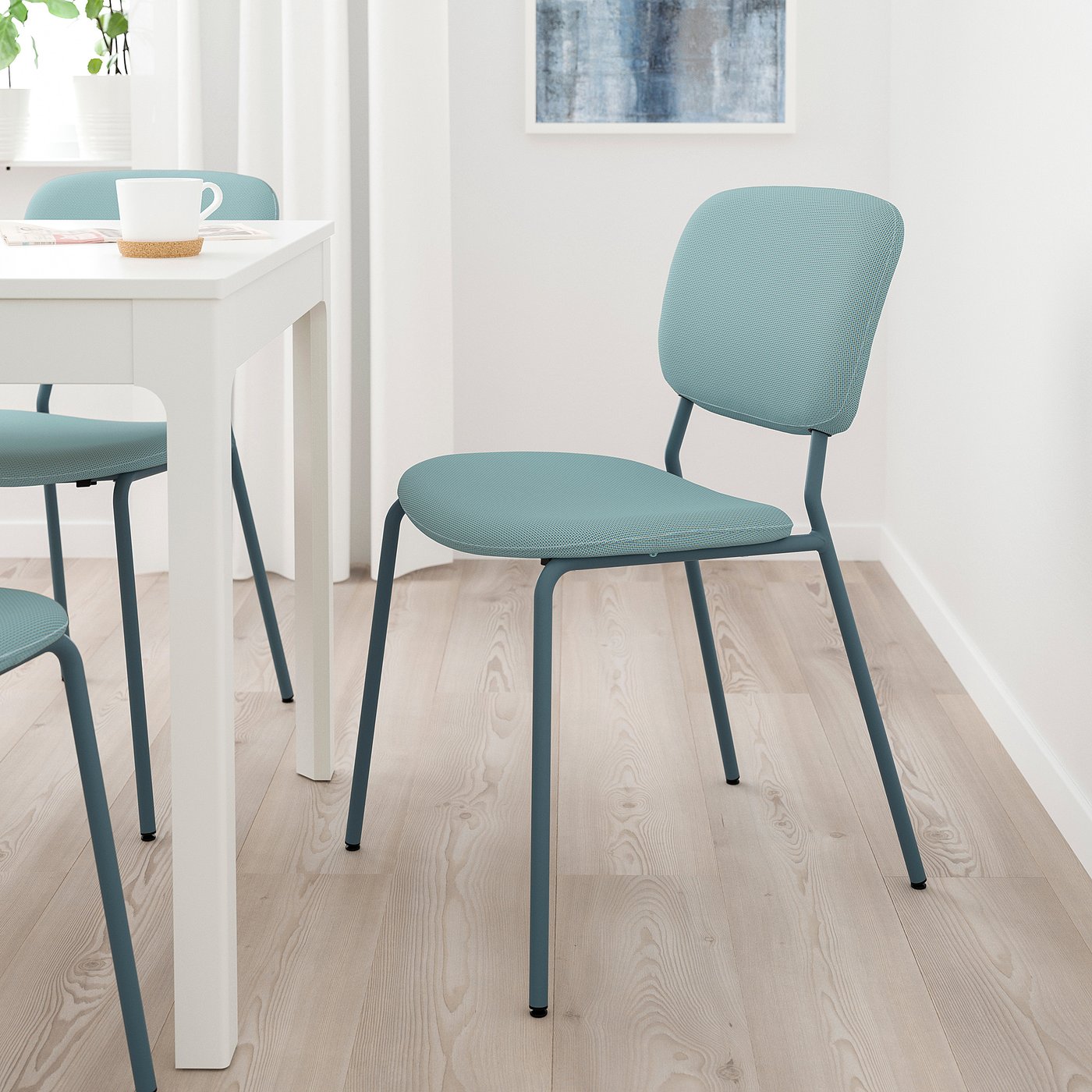 KARLJAN Sedia, turchese/Kabusa turchese - IKEA Svizzera