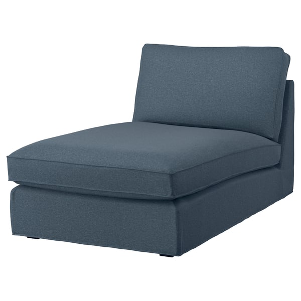 KIVIK Chaise-longue, Gunnared blu