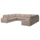 KIVIK Divano a U a 7 posti, Tallmyra beige