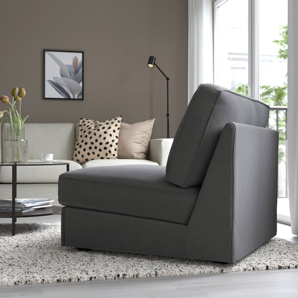 KIVIK Divano letto a 1 posto, Tallmyra grigio fumo