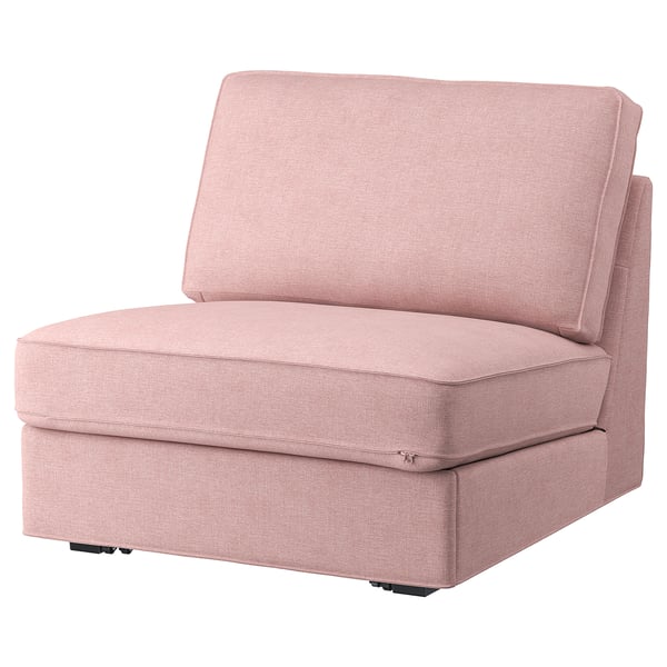KIVIK Fodera per divano letto a 1 posto, Gunnared marrone chiaro-rosa