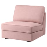 KIVIK Fodera per divano letto a 1 posto, Gunnared marrone chiaro-rosa