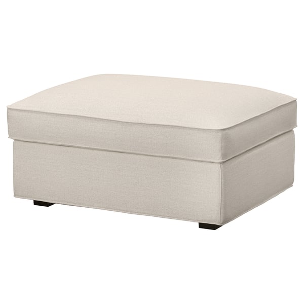 KIVIK Poggiapiedi con contenitore, Gunnared beige