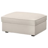 KIVIK Poggiapiedi con contenitore, Gunnared beige
