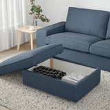 KIVIK Poggiapiedi con contenitore, Gunnared blu