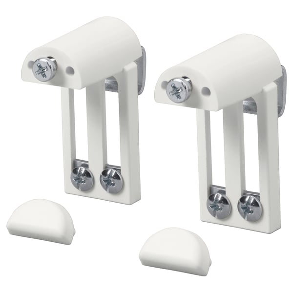 KLAMBY Accessori fissaggio per tende rullo, bianco