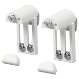 KLAMBY Accessori fissaggio per tende rullo, bianco