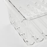 KLIPPKAKTUS Contenitore per frigorifero, trasparente, 30x19x14 cm