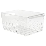 KLIPPKAKTUS Contenitore per frigorifero, trasparente, 30x19x14 cm