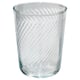 KLIPPLAX Bicchiere, vetro trasparente, 25 cl