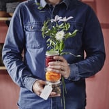 KÖSSEBÄR Contenitore con coperchio, vetro trasparente, 13 cl
