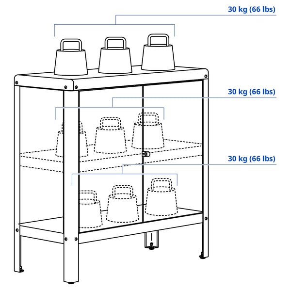 KOLBJÖRN Mobile da interno/esterno, beige, 80x81 cm
