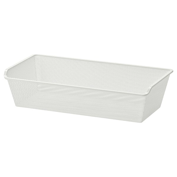 KOMPLEMENT Cestello in rete, bianco, 75x35 cm