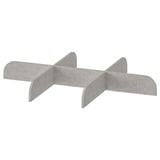 KOMPLEMENT Divisorio per ripiano estraibile, grigio chiaro, 50x35 cm