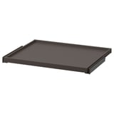 KOMPLEMENT Ripiano estraibile, grigio scuro, 75x58 cm