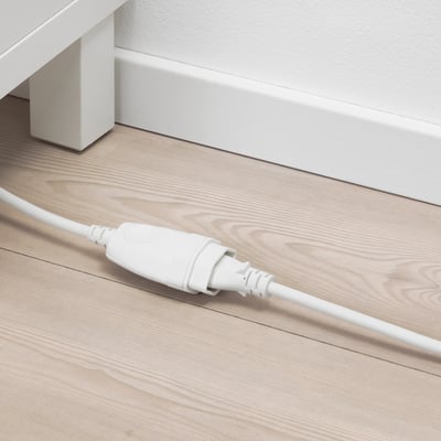KOPPLA Prolunga, con messa a terra bianco, 5 m