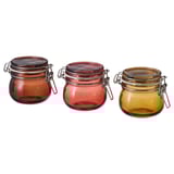 KRÖSAMOS Contenitore con coperchio, multicolore, 13 cl