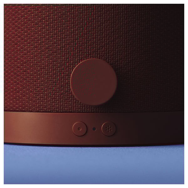 KULGLASS Lampada/cassa Bluetooth®, rosso marrone/rosa