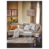 KVISTBRO Tavolino/contenitore, bianco, 44 cm