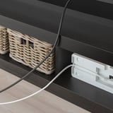 LACK Mobile TV, marrone-nero, 160x35x36 cm