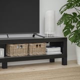 LACK Mobile TV, marrone-nero, 160x35x36 cm