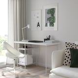 LAGKAPTEN / SPÄND Scrivania, bianco, 120x60 cm