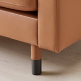 LANDSKRONA Divano a 2 posti, Grann/Bomstad ocra bruna/legno/nero