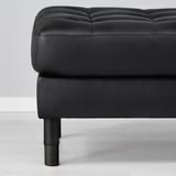 LANDSKRONA Poggiapiedi, Grann/Bomstad nero/legno/nero