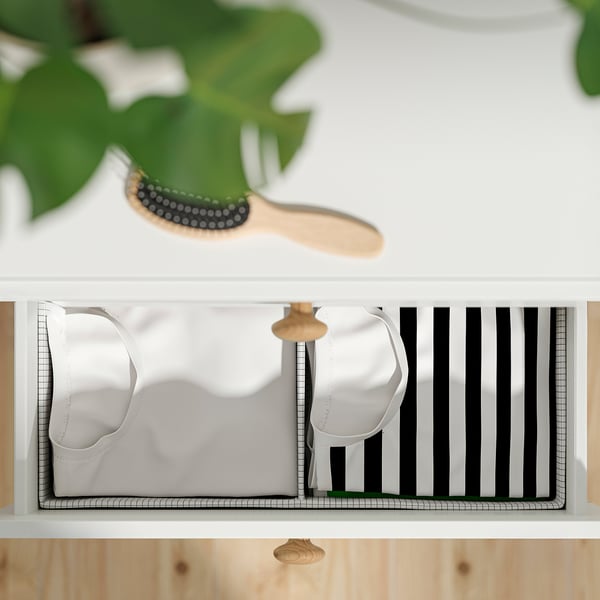 LASTARE Cassettiera con 4 cassetti, bianco, 60x42x100 cm