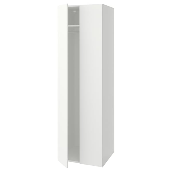 LASTARE Combinazione di guardaroba, bianco, 60x62x200 cm