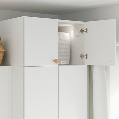 LASTARE Elemento top con ante, bianco, 60x62x36 cm