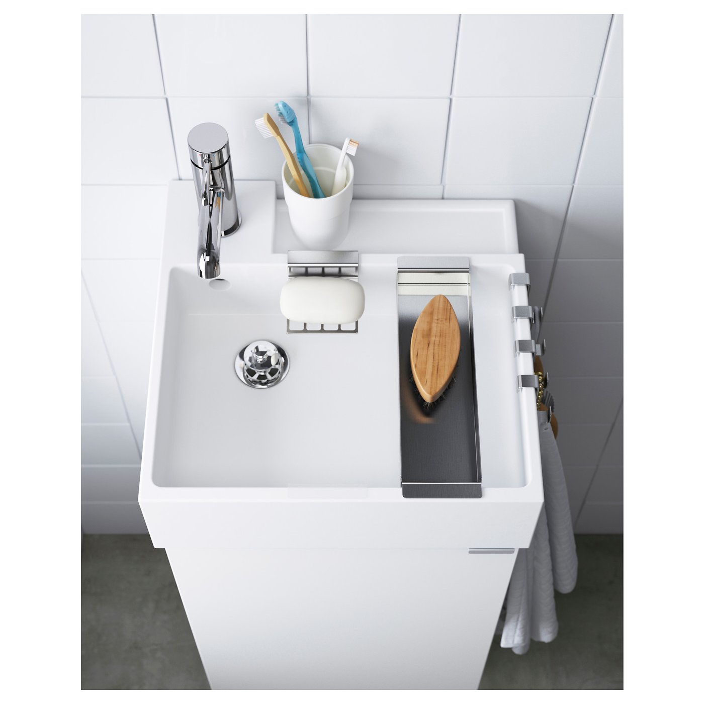 Lavatoio Lavandino Da Esterno Ikea.Lillangen Lavabo A 1 Vasca Bianco Ikea Svizzera