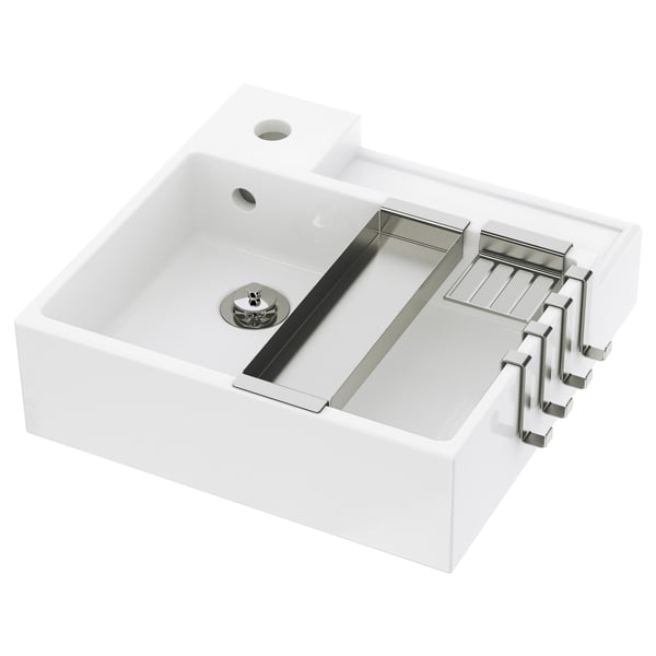 Lavatoio Lavandino Da Esterno Ikea.Lillangen Lavabo A 1 Vasca Bianco Ikea Svizzera