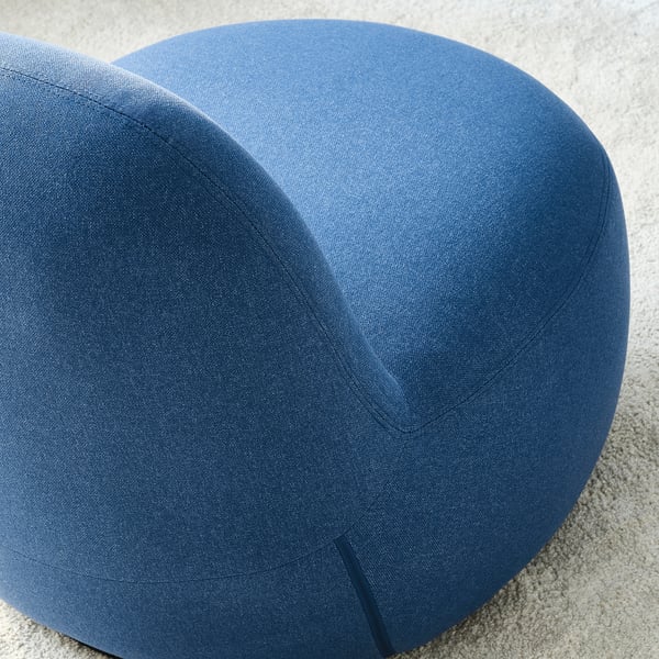 LILLESÄTER Poltrona girevole, Gunnared blu scuro