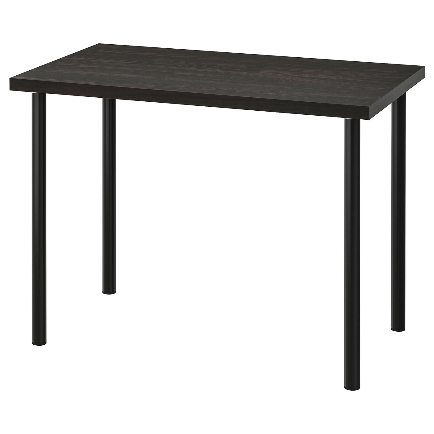 LINNMON / ADILS Scrivania, marrone-nero, 100x60 cm - IKEA Svizzera