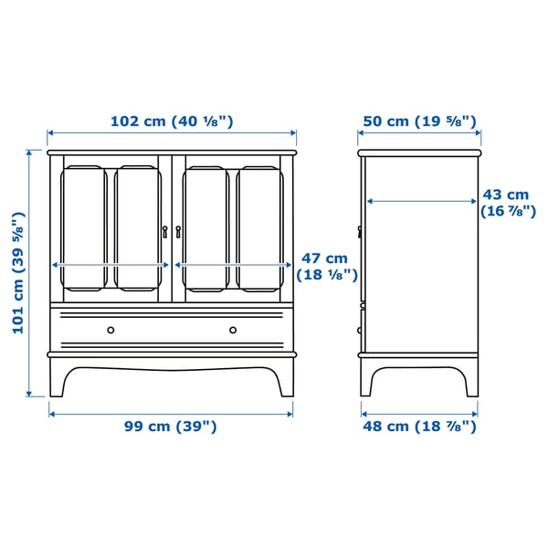 LOMMARP Mobile, blu scuro-verde, 102x101 cm