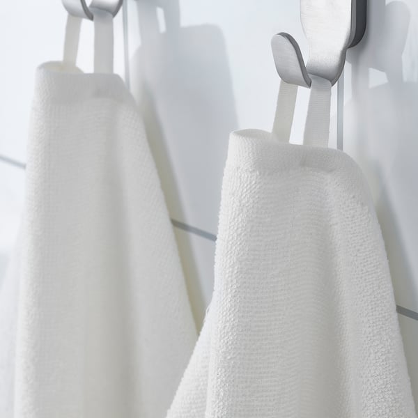LUDDVIAL Asciugamano, bianco, 40x60 cm
