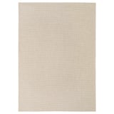 LUFTFARTYG Tappeto tessitura piatta int/est, beige/a righe, 200x300 cm